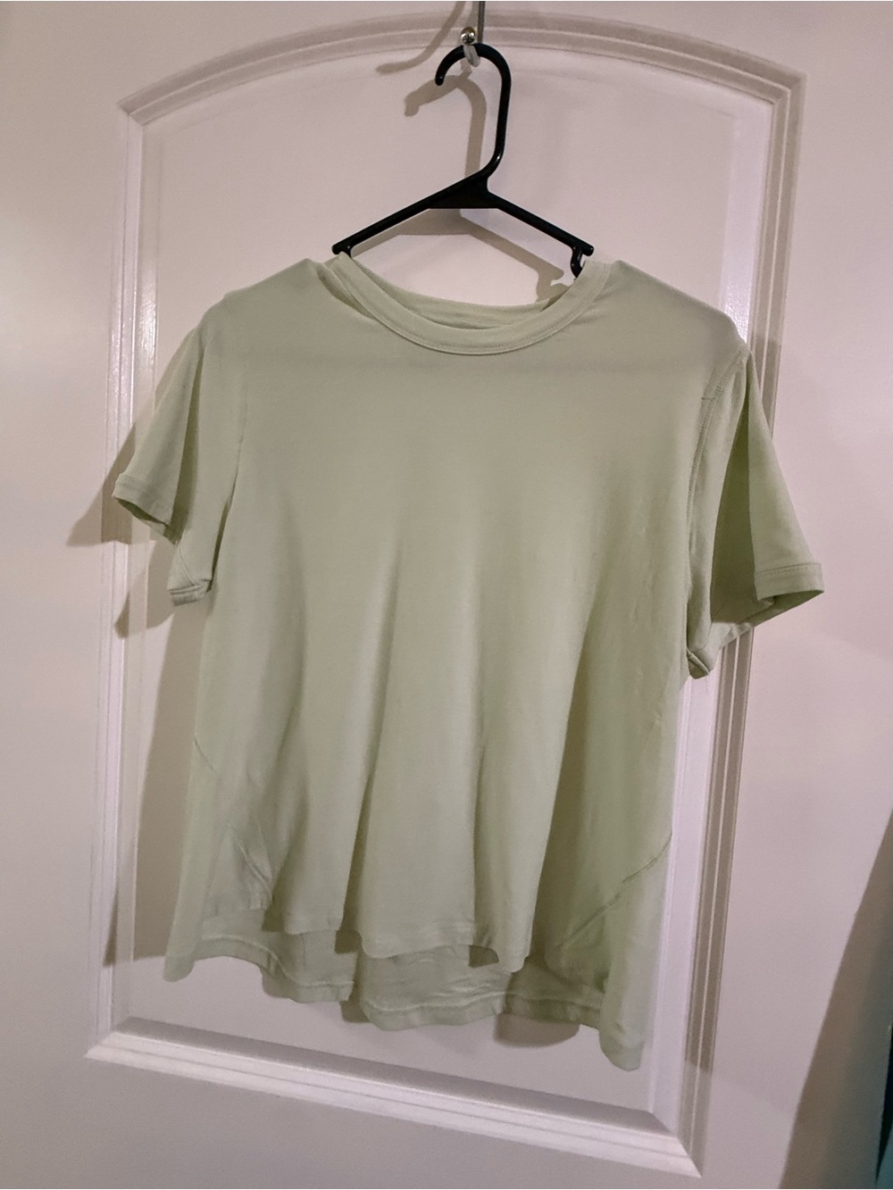 Jockey Women's Pale Green Short Sleeve Crewneck Tee